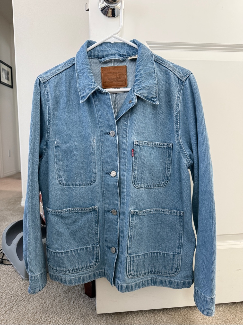 Levi's Light Blue Denim Chore Jacket